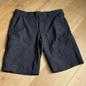 Boys Urban Pipeline black Cargo Shorts, dark grey, adjustable waist